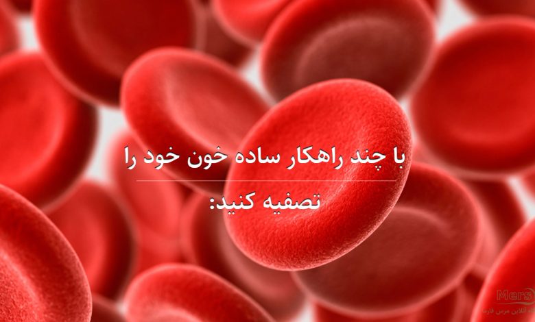 با چند راهکار ساده خون خود را تصفیه کنید | merspharma